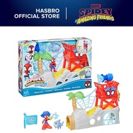 Marvel Spidey and his Amazing Friends Water-Webs Webs Ahoy Bubble Pirate Ship Toy