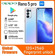 OPPO Reno 5 Pro 5G โทรศัพท์มือถือ Octa Core MTK Dimensity กล้อง64MP โอแอล1000 + 6.55นิ้วใช้สมาร์ทโฟน