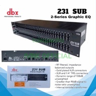 equalizer dbx 231 sub output