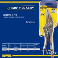 American IRWIN Handshake Card|9LN|9 "Iron Handle Needle-Nose Type Universal Clamp Fixed Pliers With 
