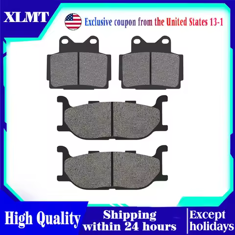 Motorcycle Front and Rear Brake Pads for Yamaha XJ600 XJ600N XJ600S Diversion XJ 600 N S 1992 1993 1