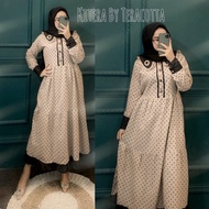 MIDI DRESS SALUR Shaqueenara By TRQ (BESTSELLER )