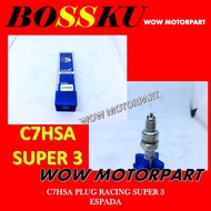 PLUG RACING ESPADA SUPER 3 C7HSA C70 EX5 KRISS  WAVE 100 ESPADA RACING PLUG SUPER 3 PLUG ESPADA BOSS