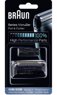 Braun มีดโกนเปลี่ยนฟอยล์และตัดเทป10B 20B 180 1735 1775 5728 5729 170S (1000/2000 Series) 10B 20B โดย