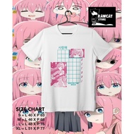 Anime-hitori the bocchi rock t-shirt