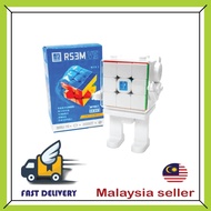 [TJ CUBE] MOYU RS3M V5 3X3 BALL CORE SPEEDCUBE (UV COATED + ROBOT DISPLAY)