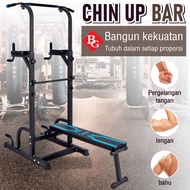 HTD Sport Pull Up Station Chin Up Multifungsi Alat Olahraga Fitness Red/Yellow/Black