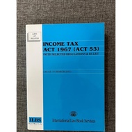 Income Tax Act 1967 (Act 53) | Pre-loved Law Book | Malaysian Taxation Law | Legal Reference | Finan