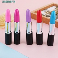 JEROMYBF Lipstick Writing Pen, Lipstick Shape Lifelike Gel Pen, Lipstick Writing Pen Plastics Blue T