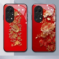 luxury Huawei P Series glass phone case P50pro P20 P20pro P30 P30lite P40 P40pro P30pro P8 P20lite H