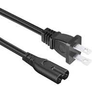 Penggantian Kabel Kuasa untuk Projektor Mini AuKing M8-F 8.2 kaki Kabel Kuasa AC 2 Cabang Projektor 