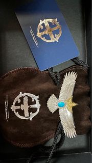 鷲見太郎 金鷹頭 銀繩 松石 03  大鷹