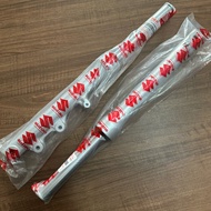 SATRIA FU 150 AS TABUNG DEPAN SHOCK ASSY SHOK SOK FRONT FORK COVER TUBE KIRI KANAN KIT SET KOMPLIT M