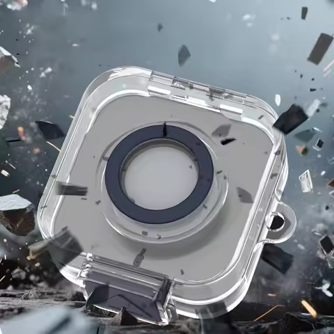 ​Smart Ring Charger Protective Case for Oura Ring Gen 4 Shockproof and Dustproof Case with Hook Dark