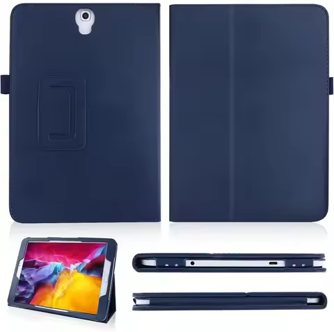 Litchi Flip Slim Folding PU Leather Case for Samsung Galaxy Tab S4 10.5" T830 T835 t837 2018 Stand H