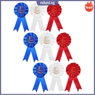 9 Pcs Rosettes 1st to 3rd Award Ribbons Classroom Medals Honorable Mention 16.50X8.00X1.00CM  nduni