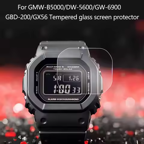 watch glass tempered film anti scratch film for Casio DW-5600/GBD-200/GMW-B5000/GW-6900/GX-56 Watch 