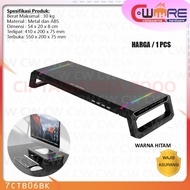 Laptop Monitor Stand Desk Waterproof RGB with 4 USB 2.0 - BDB CW2K