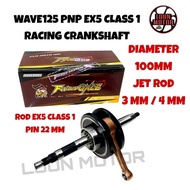 WAVE125 PNP EX5 CLASS 1 RACING CRANKSHAFT PIN 22MM V2 JET ROD 3MM/4MM - FURIOUS ONCE