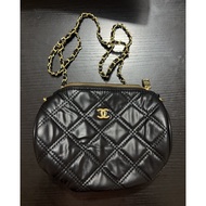 Top Grade Chanelし Sling Bag Shoulder bag Black New Fashion Korean gift