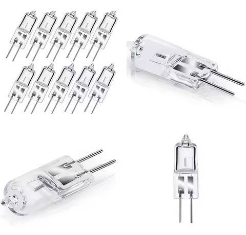 10pcs 20X 12V 20W 35W G4 Halogen Bulb 12v 220V G4 Bulb G4 Halogen Bulb Warm White Bulb Lamp Beads Re