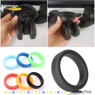 EUTUS 2Pcs Rubber Ring, Thick Flat Diameter 35 mm Luggage Wheel Ring, Durable Elastic Stretchable Flexible Wheel Hoops Luggage Wheel