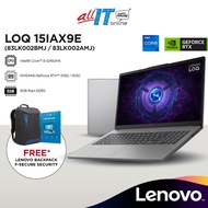 Lenovo LOQ 15IAX9E 15.6" FHD 144Hz Gaming Laptop (Intel® Core™ i5-12450HX | 8GB | 512GB SSD | RTX™ 2