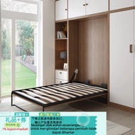 Get 7% coupon+gift】Bed Invisible Bed Rotating Folding Bed Murphy Bed Wall Hidden Bed Multifunctional