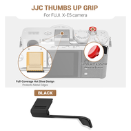 JJC Fuji X-E5ยกนิ้วให้ที่จับที่วางพักอะลูมินัมอัลลอยรองเท้าร้อนที่จับปลอดภัยสำหรับกล้อง XE5ฟูจิฟิล์ม