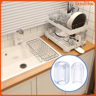 80Pcs Kitchen Sink Rack Feet Transparent PVC Sink Protector