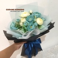 Buket Bunga Mawar Wisuda/Hadiah Wisuda Cowok/Buket Anniversary Pacar