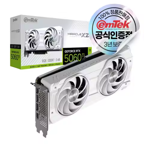 Emtek Geforce Rtx 5060 Ti Miracle X2 White D7 8Gb