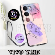 HP (GC16) Softcase rubber VIVO Y21Dhp Flower Case/ Girls' Case/ VIVO Y21D Silicone Tpu Pro Camera Ca
