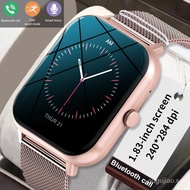 【In stock】LIGE New Bluetooth Call Smartwatch Men Women Heart Rate Wristband Sport Modes Smart Voice Bracelet IP67 Waterproof Smart Watches Android D0IQ