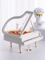 Kotak Musik Piano Gadis Balerina Bergerak Otomatis Music Box For Elise Ornamen Kreatif Hadiah Wisuda