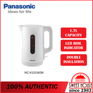 Panasonic 1.7L Plastic Jug Kettle NC-K101 NC-K101WSK / Electric Kettle 1.7L In A Stylish Stainless Steel Design NC-K301