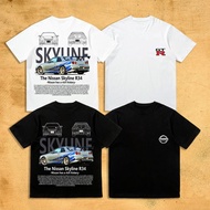 Skyline Tee Nissan Horizon R34 T-shirt Gtr Jdm T-shirt