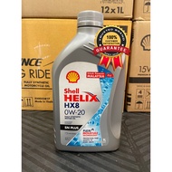 Shell Helix HX8 0W-20 Fully Synthetic Engine Oil (1L)
