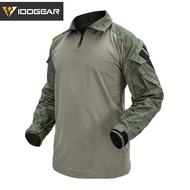 IDOGEAR Tactical G3 Combat Shirt Outdoors Training Camouflage Clothing Tactical Ghillie Shirt 3101