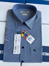 Áo sơ mi nam Việt Tiến vạt ngang tay ngắn (6S0649)