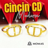 Cincin CD Modern Emas 916 Tulen Cincin Emas 916 Cincin Fesyen Emas 916 Tulen Cincin Fesyen Emas Baje