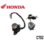 HONDA C70Z MAIN SWITCH SET KUNCI SWITCH MAINSWITCH SET C70-Z C70 Z C70Z C-70 C 70 C70 HONDA BULAT HO