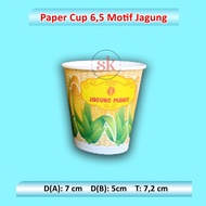 Ppaper Cup 6,5 OZ Jagung,Gelas Jasuke,Pop Cron Sweet