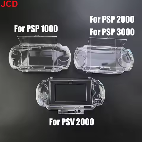 JCD 1pcs Crystal Transparent Hard Protective Case Cover Shell For PsVita Psv PSP 1000 2000 3000 Full