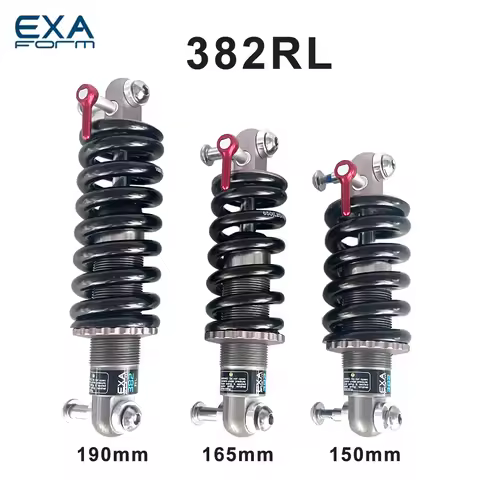 KS EXA form 382RL for Mountain Bike scooter Shock Absorber 150/165/190mm Damping MTB Rear Shock lith