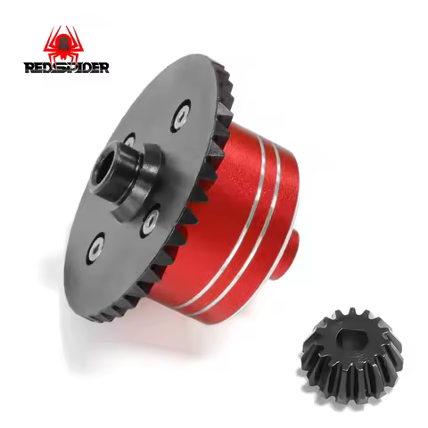 RS RC Metal Differential Case with Steel Main Gear Spur Gear for Tamiya TT02 TT02B XV02 1/10 RC Car 