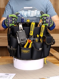 Changshuke Multifunctional Tool Bucket Bag Electrician Bag Functional Bag Repair Bag Portable Constr