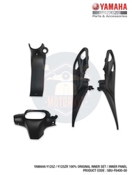 YAMAHA Y125 Y125Z Y125ZR 125Z 125ZR 100% ORIGINAL INNER COVER SET BLACK COVER SET 5BU-F8400-00
