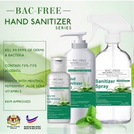 75% Alcohol Bac-Free Hand Sanitizer Spray
