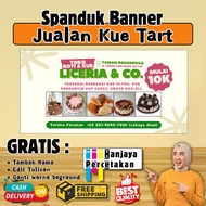 BANNER BANNER FOR TART CAKE FOOD SALE